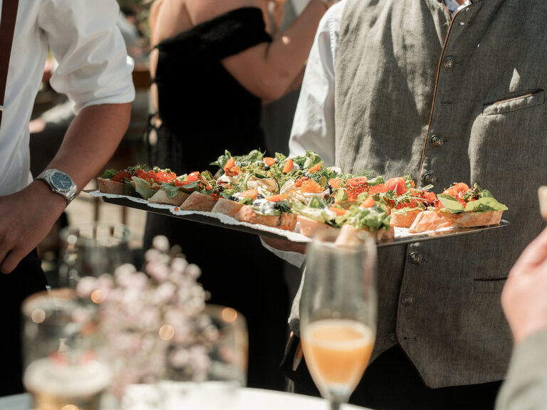 Canapés im Happinger Hof